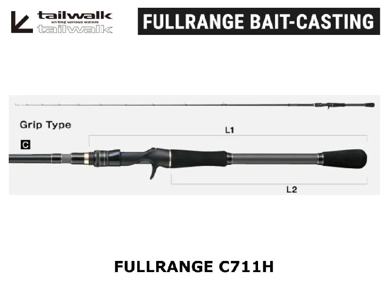 Compact Fishing Rod For Tight Spaces-Tailwalk Fullrange C711H