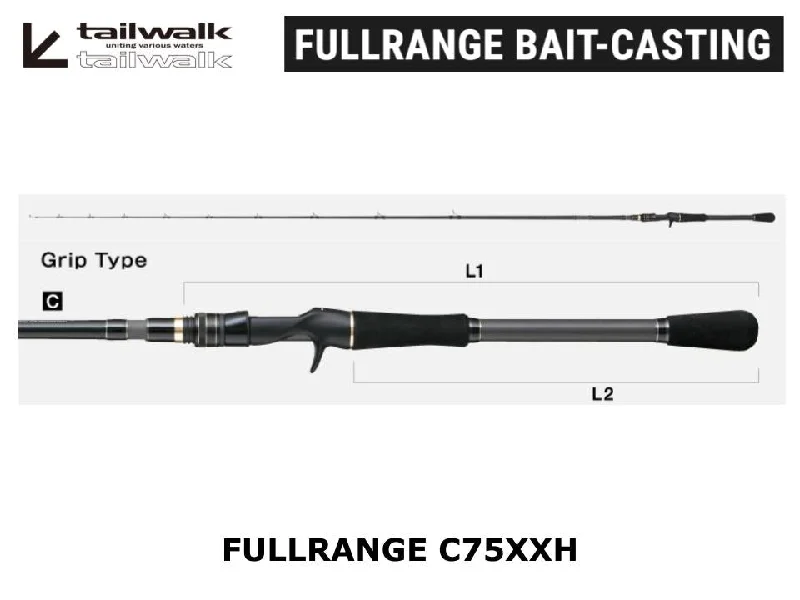 Best Fishing Rod For Surfcasting Adventures-Tailwalk Fullrange C75XXH