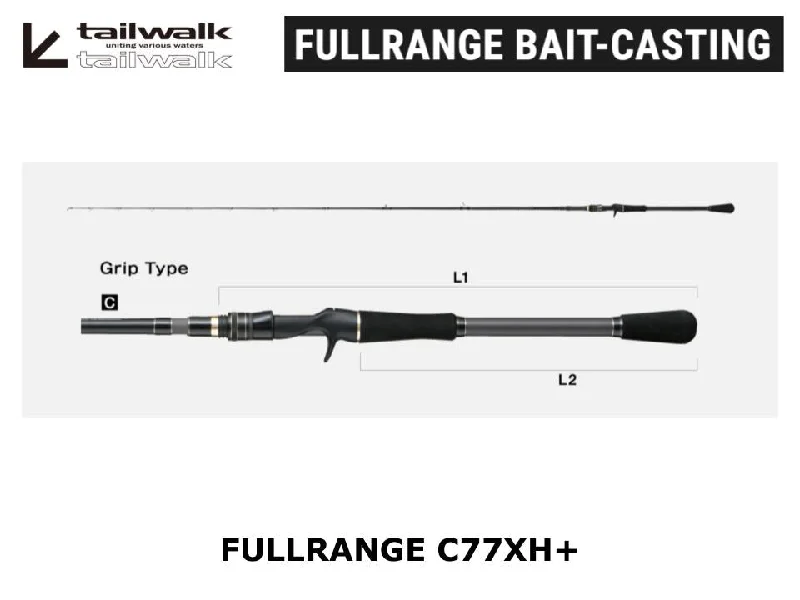 Reliable Fishing Rod For Catching Large Trout-Tailwalk Fullrange C77XH+