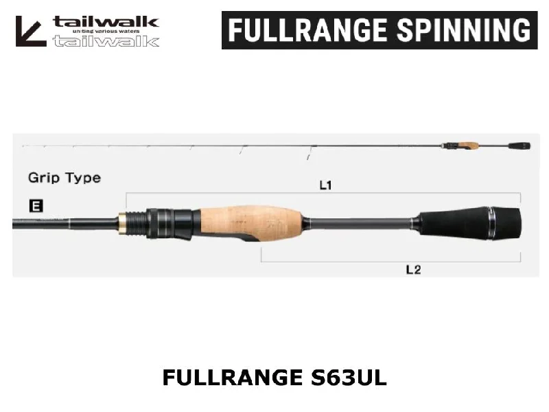 Best Fishing Rod For High Visibility Areas-Tailwalk Fullrange S63UL