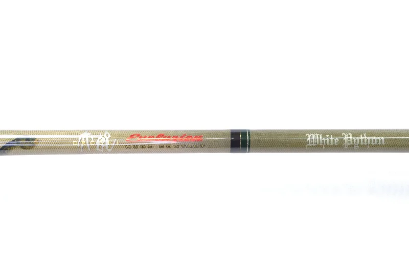 Best Fishing Rod For Big Pike-Used Megabass Orochi Huge Contact F7-76RDTi White Python