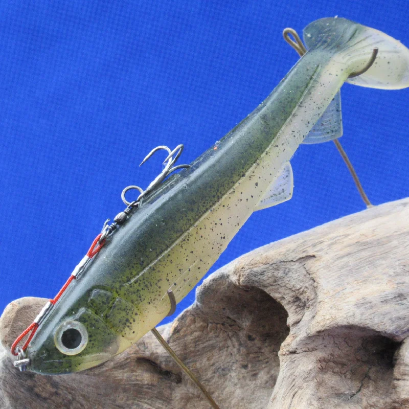 Best Lures For Winter Fishing-HUDDLE SWIMMER 4.5" [Used]