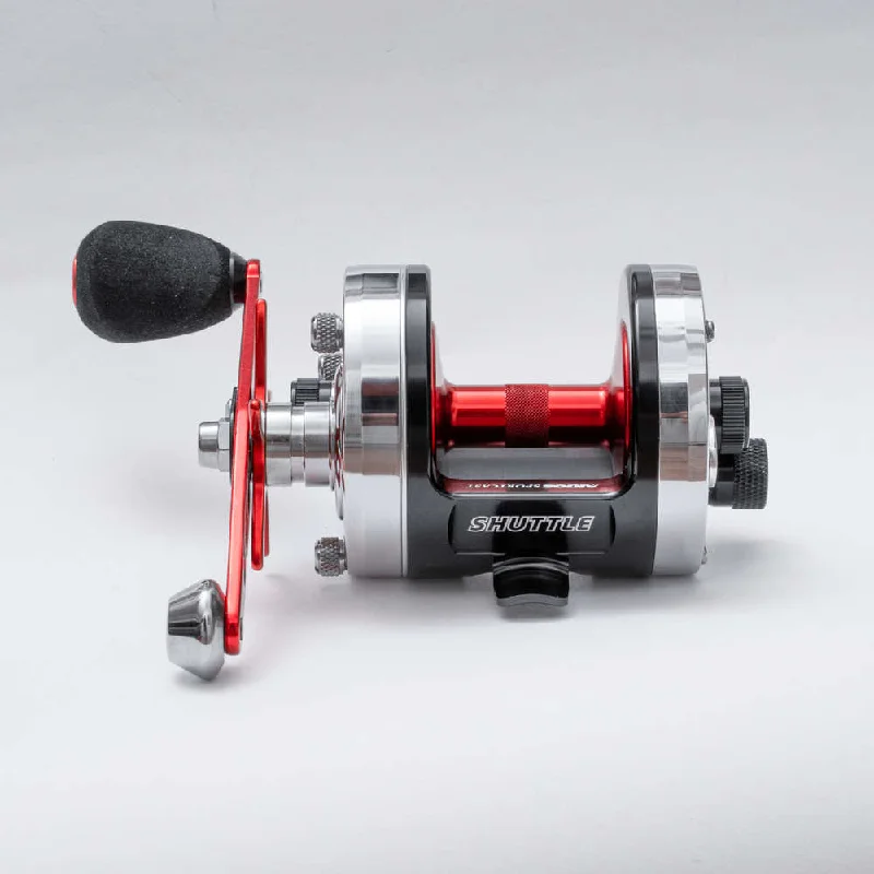 Spinning Reel With Fast Drag System-Akios Shuttle 656 SCM Special Edition Multiplier Fishing Reel