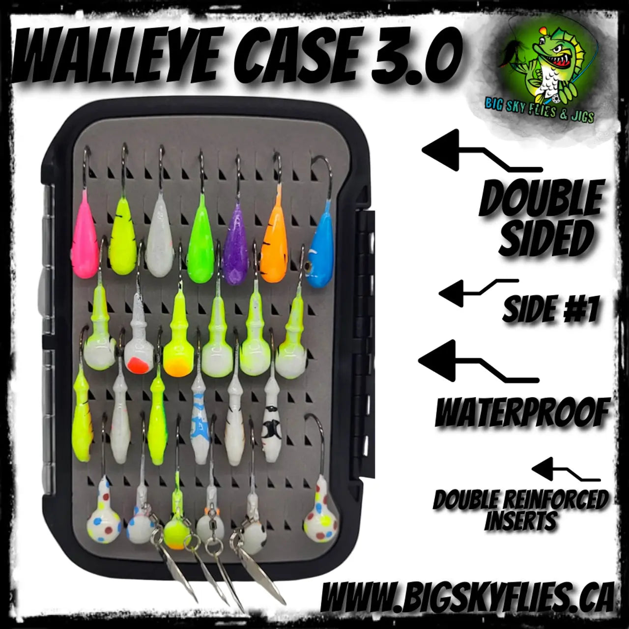 Best Fish Hooks For Deep Sea Fishing-Big Sky Walleye 3.0 Loaded Case 45pc set