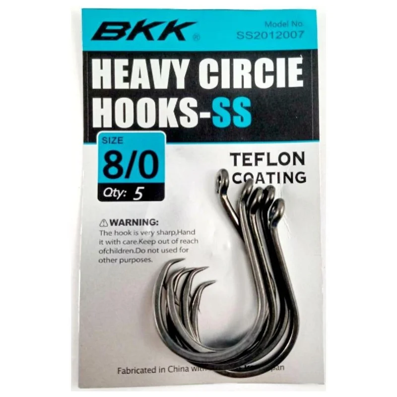 Best Fish Hooks For Tropical Fish-BKK Heavy Circle SS Hooks