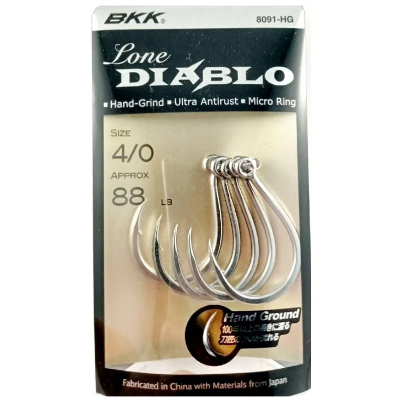 Fish Hooks For Fishing In Heavy Currents-BKK Inline Diablo 5X Hooks