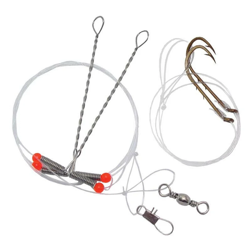 Fish Hooks With A Premium Coating-COMPAC Pickerel Rig #6