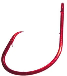 Fishing Hooks For Big Fish In Rocky Areas-Daiichi Circle Hook Non Offset Bleeding Bait Size 1-0 7ct