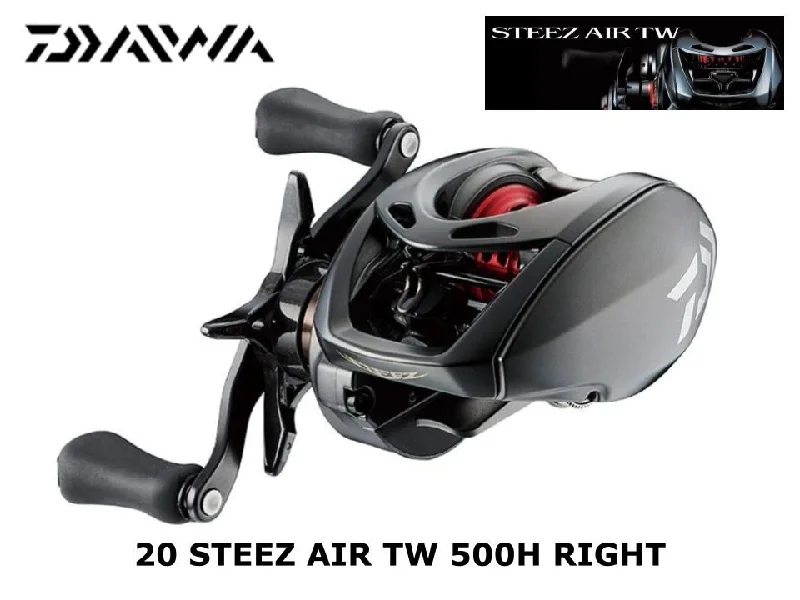 Fishing Reel With Smooth Line Retrieval-Pre-Order Daiwa 20 Steez Air TW 500 H Right