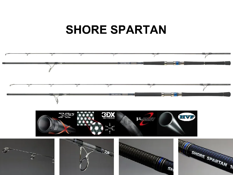 Baitcasting Rod For Large Hooks-Daiwa Shore Spartan 96HH