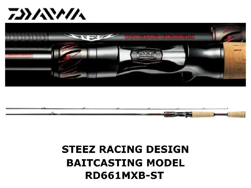 High Capacity Fishing Rod-Daiwa Steez Racing Design STZ RD 661MXB-ST