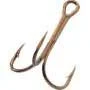 Fish Hooks For Catching Trout In Streams-Eagle Claw Bronze Lazer Treble 5ct Size 2