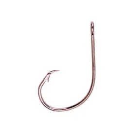 Fishing Hooks For Largemouth Bass-Eagle Claw Circle Bait Black Nickle Hook 5ct Size 8/0