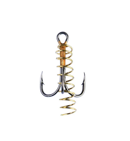 Best Fish Hooks For Pond Fishing-Eagle Claw Laker Spring Treble 36ct Size 6