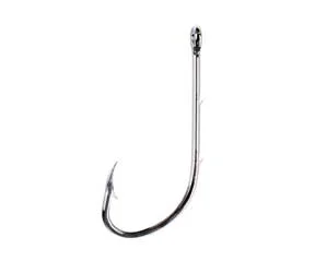 Fishing Hooks For Catching Big Carp-Eagle Claw Nickle Baitholder 100ct Size 1/0