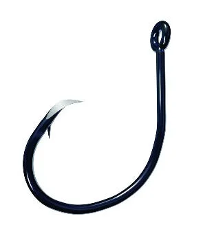 Fishing Hooks For Catching Big Barracuda-Eagle Claw Trokar Primal Circle Black 12ct Size 3/0