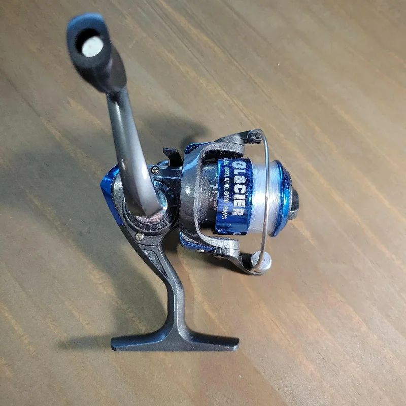 Top Spinning Reel For Fast Retrieval-Emery Glacier Ice Fishing Spinning Reel Pre-Spooled 65yards 6lb Line