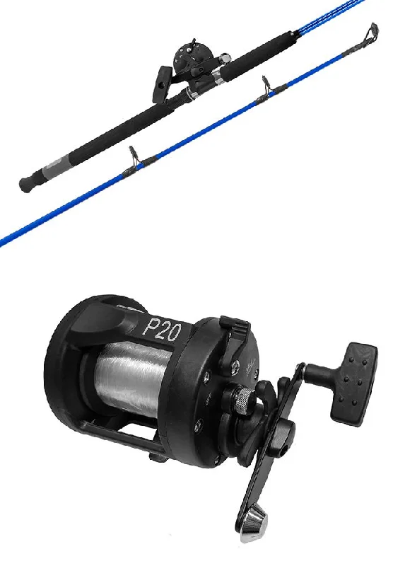 High Sensitivity Fishing Rod-FISHTECH - 6FT BOAT COMBO WITH OVERHEAD REEL