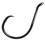 Fishing Hooks With Ultra-Sharp Tips-Gamakatsu Octopus Circle Hook Black Nickle Size 1 6ct