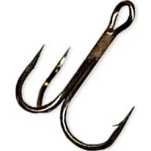 Fish Hooks For Fly Fishing In Rivers-Gamakatsu Treble Hook Bronze Size 2 9ct