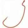 Best Fish Hooks For Baitcasting Rods-Gamakatsu Wide Gap Offset Red Size 1-0 6ct