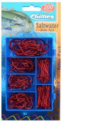 Best Fish Hooks For Shore Fishing-Gillies Saltwater Hook Pack