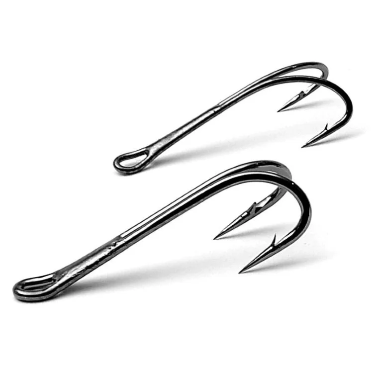 Fish Hooks For Catching Carp-Guideline Double Salmon Strong Hooks