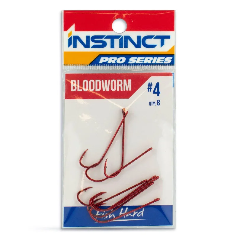 Fish Hooks For Catching Halibut-Instinct Pro Bloodworm Hook