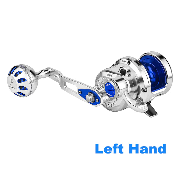 Best Fishing Reel For Trout Fishing-Left Handed - Saltwater LX50 Slow Pitch Jigging Reel - 7.1:1 Ratio - $180