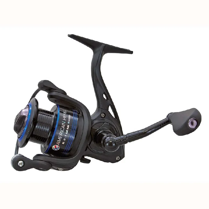 Professional Baitcasting Reel For Heavy Duty-Lews American Hero Speed Spin Reel 5BB 6.2:1 185yd/10lb