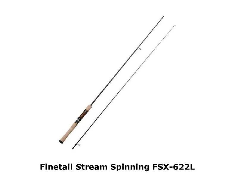 Fishing Rod With Sturdy Reel Seat-Major Craft Finetail Stream Spinning FSX-622L