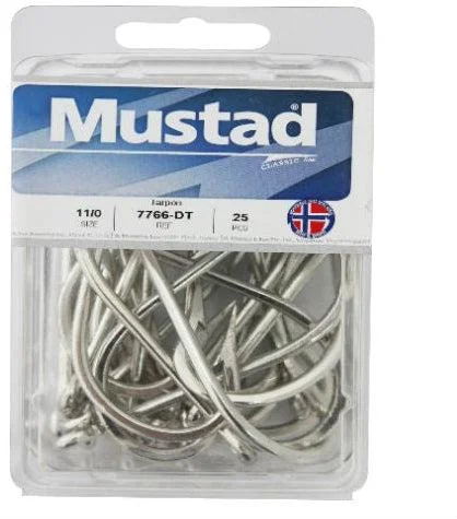 Fish Hooks For Large Catfish In Rivers-Mustad Tarpon Hooks Boxed