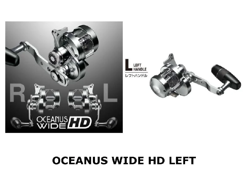 Versatile Fishing Reel For Different Techniques-Evergreen Oceanus Wide HD Left