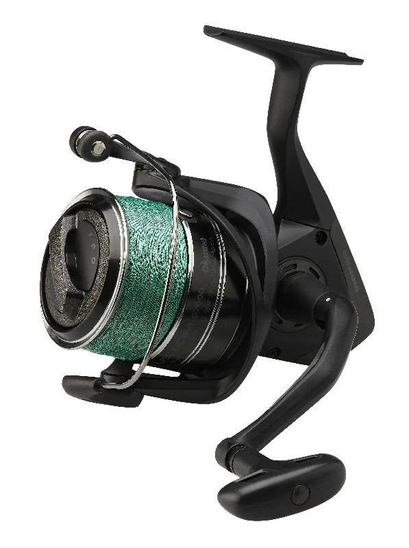 Reliable Fishing Reel For Trolling-Okuma Custom Spod CS 7000S FD 3+1BB Preloaded with 30lb Braid