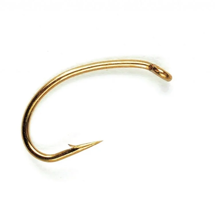 Fishing Hooks For Catching Big Barracuda-Osprey VH151 Grub Heavyweight Hook - Bronze