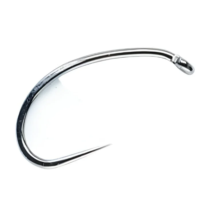 Fish Hooks For Saltwater Trolling-Osprey VH251 Barbless Heavyweight Grub Hook - Black Nickel