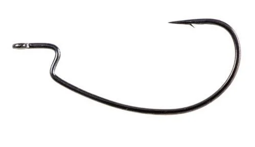 High-Durability Fish Hooks For Saltwater Use-Owner Hook All Purpose Wide Gap Worm Hook 4ct Size 5-0