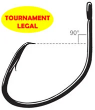 Fish Hooks For Fishing In Shallow Waters-Owner Tournament MUTU Light Black Size 9/0 3ct