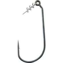 Best Fish Hooks For Tropical Fish-Owner Twist Lock Flipping Hook Black Size 3/0 5ct