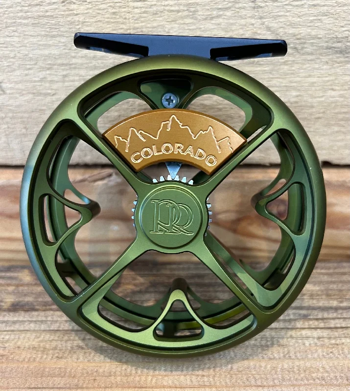 High Gear Ratio Fishing Reel-Ross Colorado Fly Reel - 2/3 WT - Matte Olive - Made in USA