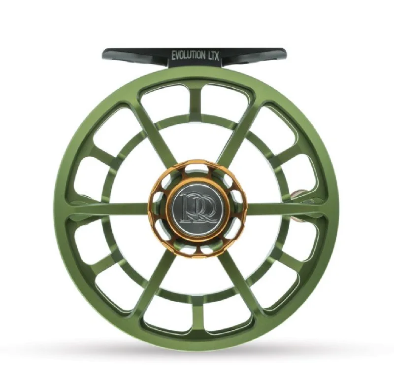 Advanced Baitcasting Reel For Smoothness-Ross Evolution LTX Fly Reel - Matte Olive - Made in USA