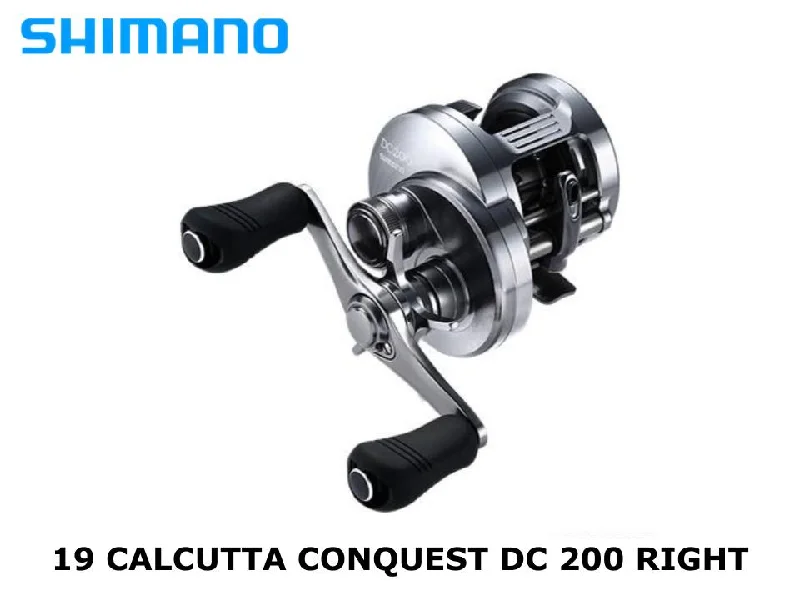 Fishing Reel For Saltwater Trolling-Shimano 19 Calcutta Conquest DC 200 Right