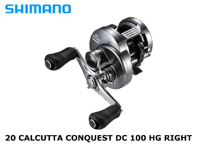 Durable Baitcasting Fishing Reel-Shimano 20 Calcutta Conquest DC 100 HG Right