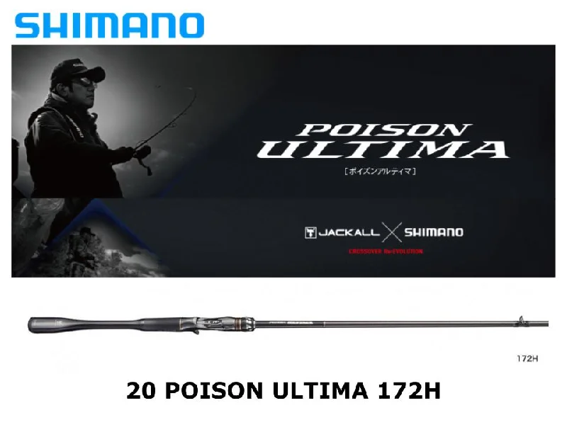 Top-Rated Fishing Rod For Tough Fish-Shimano 20 Poison Ultima Baitcasting 172H Torzite