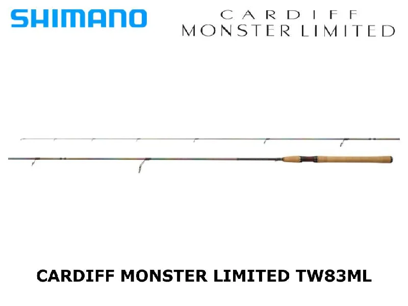 High Torque Fishing Rod For Heavy Lures-Pre-Order Shimano Cardiff Monster Limited TW83ML