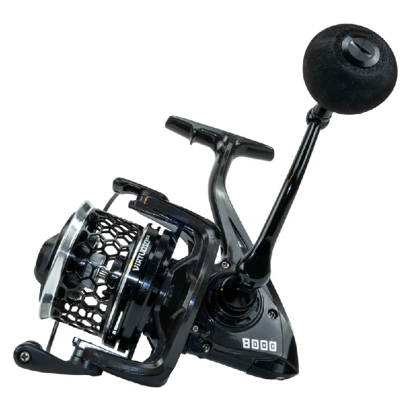 Ultra-Durable Fishing Reel For Saltwater-Tronixpro Virtuoso Air 8000 Size Fixed Spool Fishing Reel + 2 Spare Spools