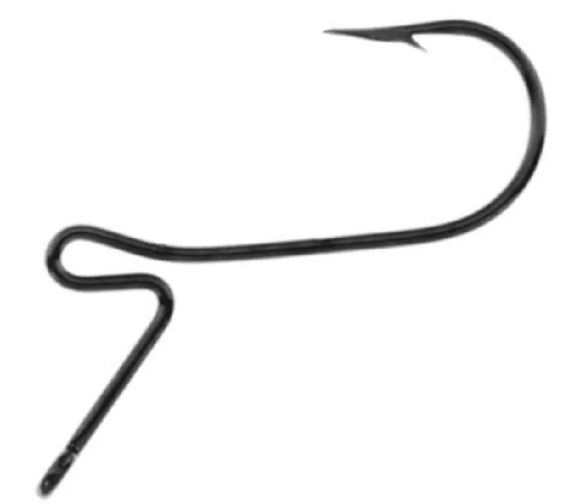 Fish Hooks For Using With Plastic Worms-Tru Turn Stand Out Hook Size 1/0 6ct