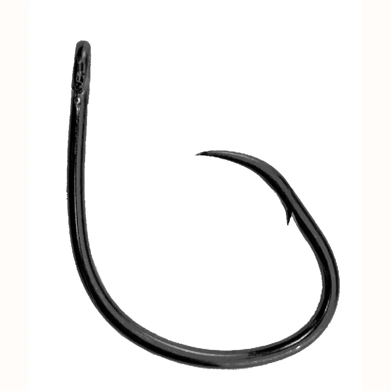 Best Fish Hooks For Deepwater Fishing-Tru Turn Team Catfish Super Circle Hook Black 10-0 7ct