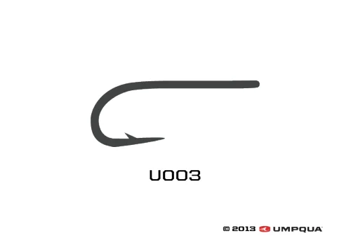 Barbed Fish Hooks For Better Hooking-Umpqua U-Series U003 Dry Fly Tying Hooks 50-pack - Fly Tying