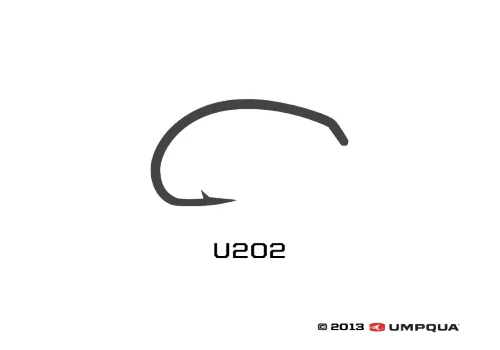 Best Fish Hooks For Trolling-Umpqua U-Series U202 Nymph Curved Tying Hooks 50-pack - Fly Fishing